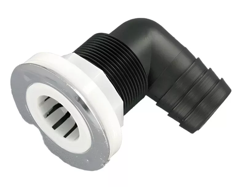 1 1/2" Chrome Elbow Drain w- Basket
