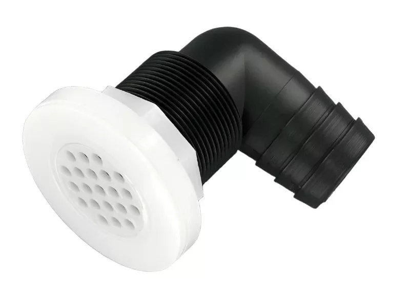 1 1/2" elbow drain with removable screen