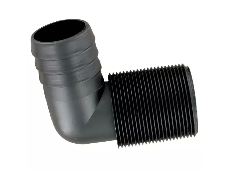 1 1/2" hose barb x 1 1/2" MPT elbow