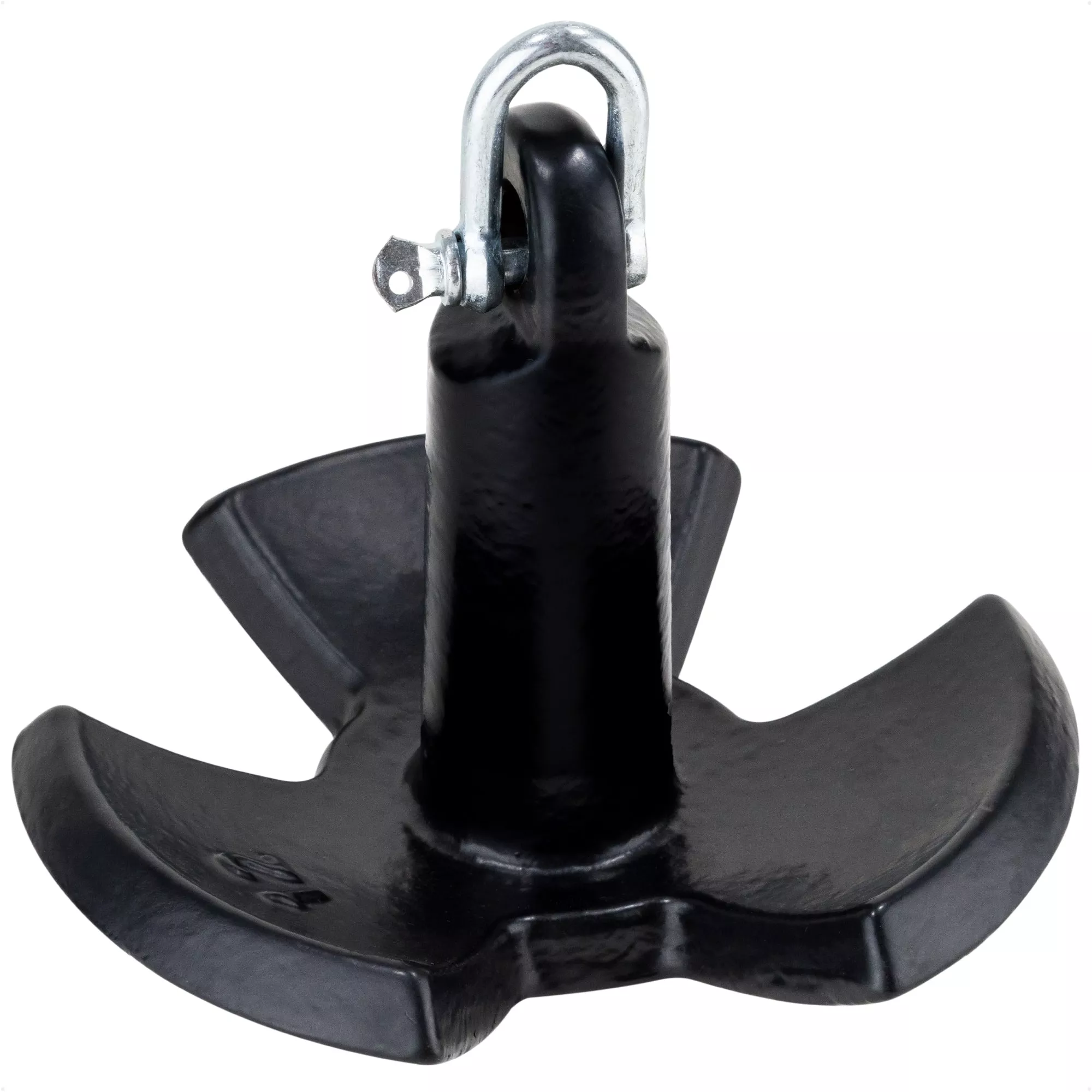 12 Lb. River Anchor, Black, Vinyl Coated
