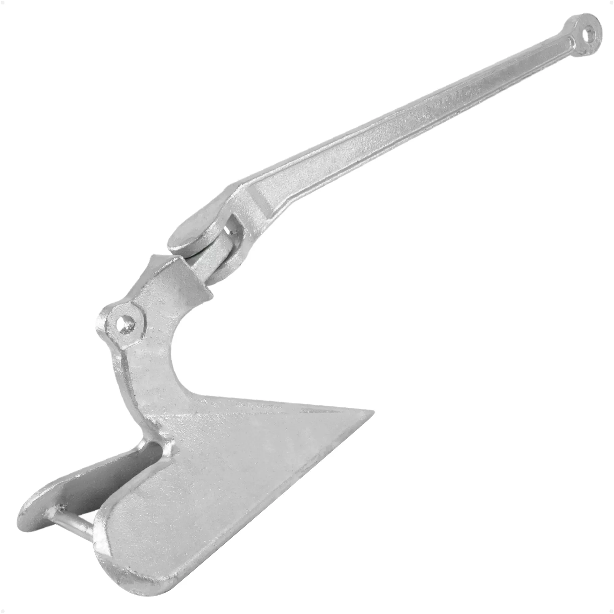 15.5 Lb. CQR Style Plow Anchor, Hot-Dipped Galvanized Steel