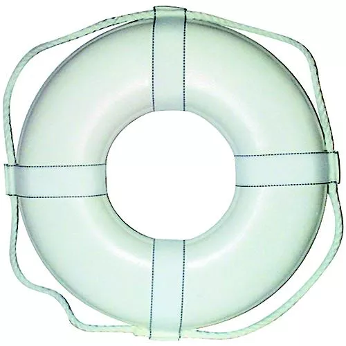 19 WHITE RING BUOY