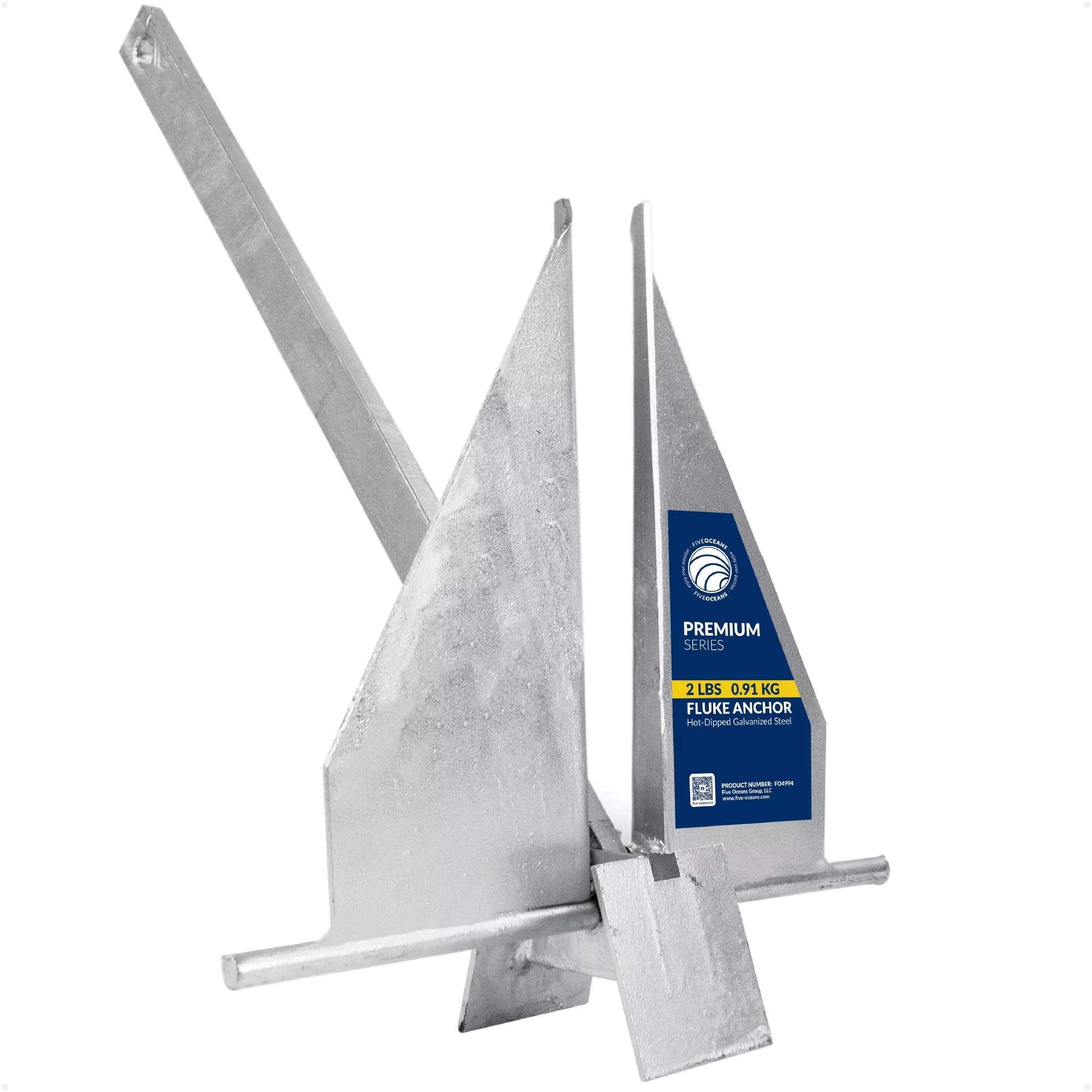 2 lb Fluke Anchor - Hot-Dipped Galvanized Steel