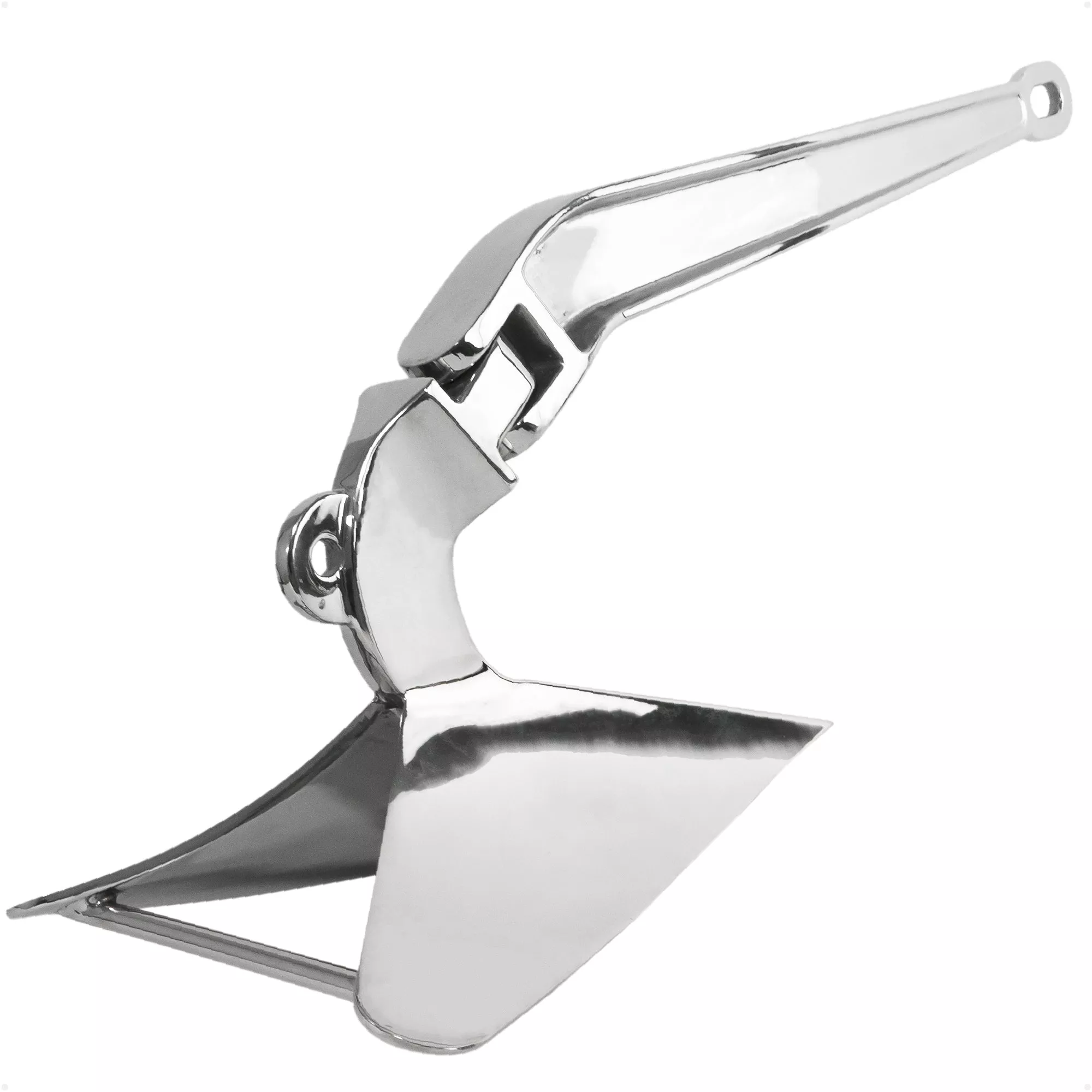 22 Lb. CQR Style Plow Anchor, AISI316 Stainless Steel
