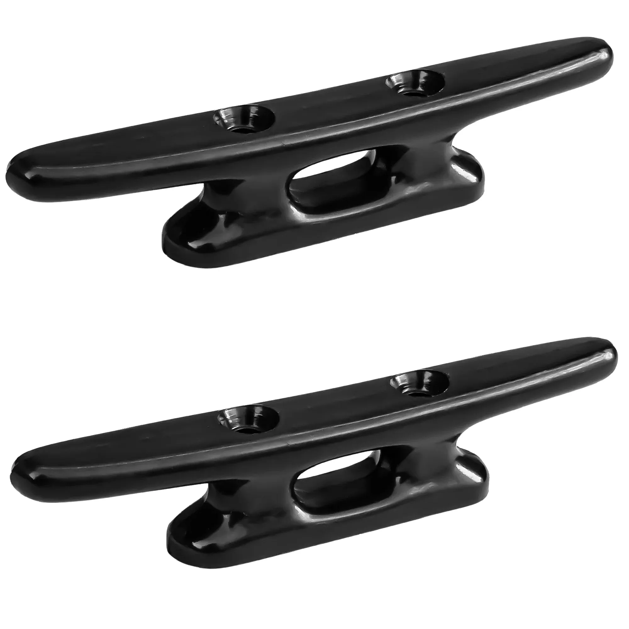3" Dock Cleat, Black Nylon, 2-Pack