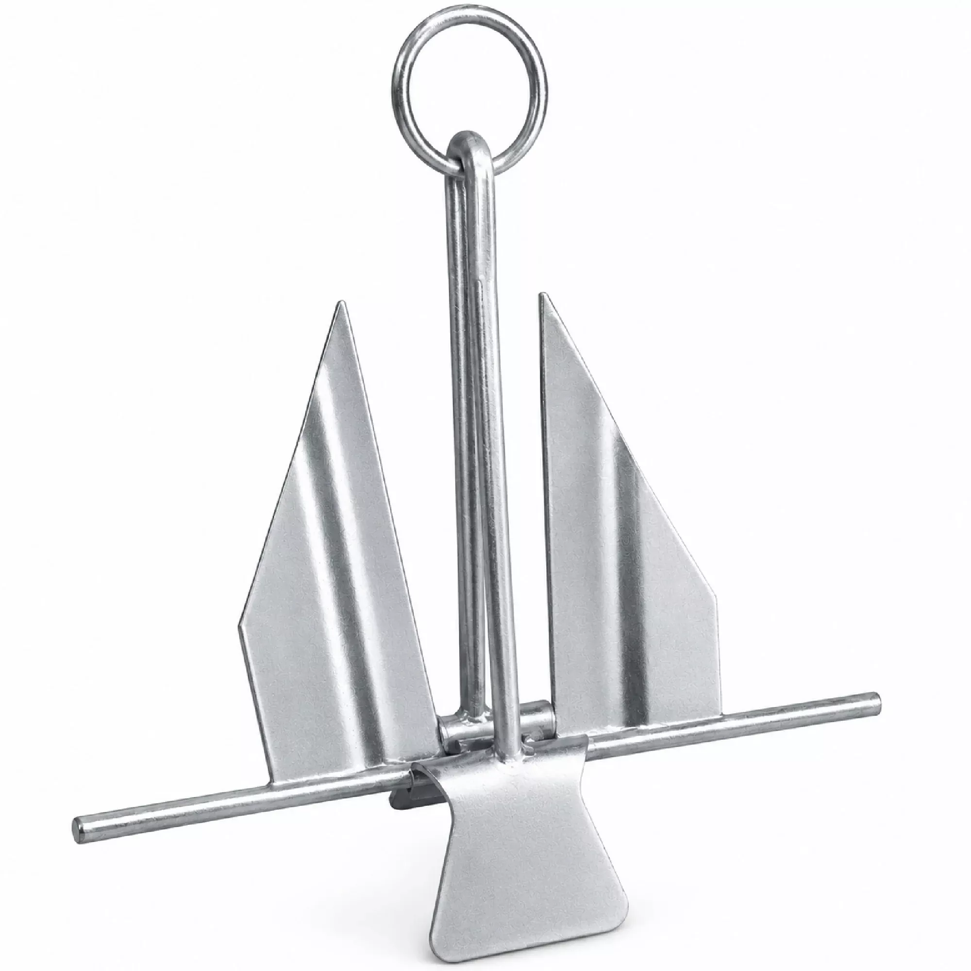3 lb Slip-Ring Fluke Anchor - Hot-Dipped Galvanized Steel