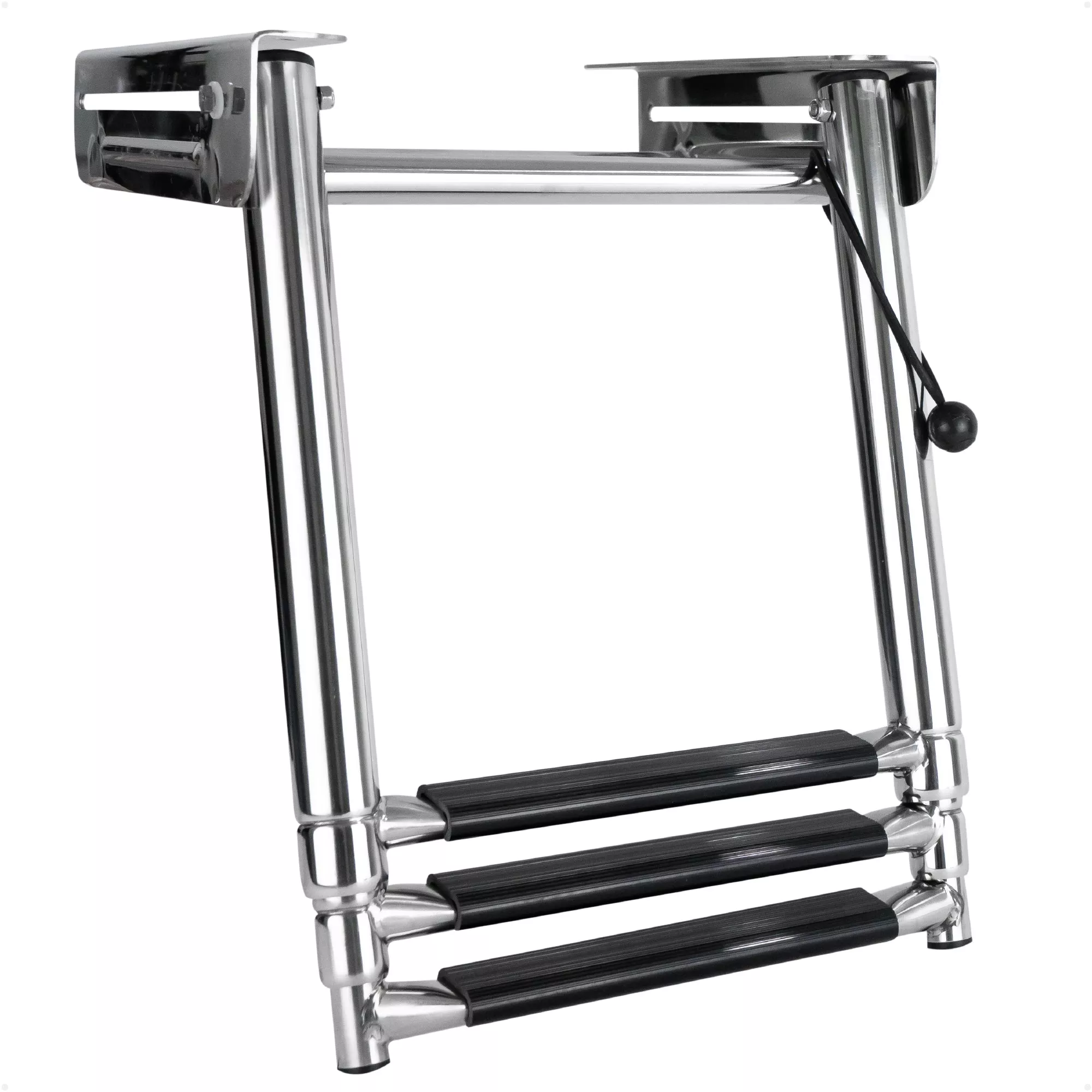 3-Step Under Platform Telescoping Swim Ladder, AISI316 Stainless Steel