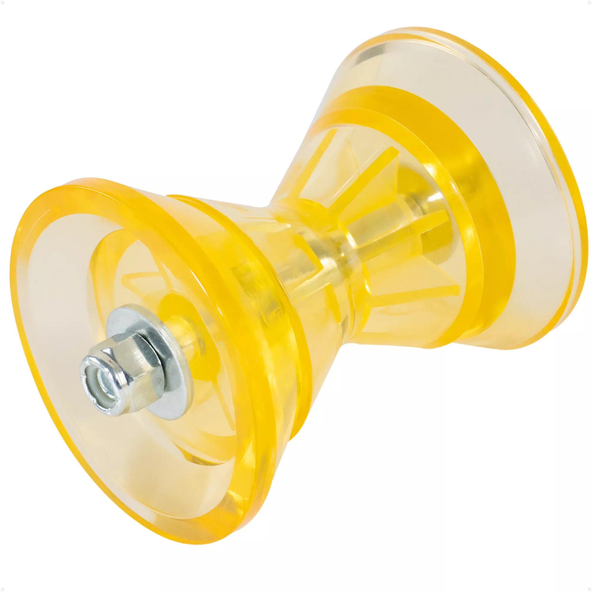 3" Trailer Bow Roller, Clear Yellow