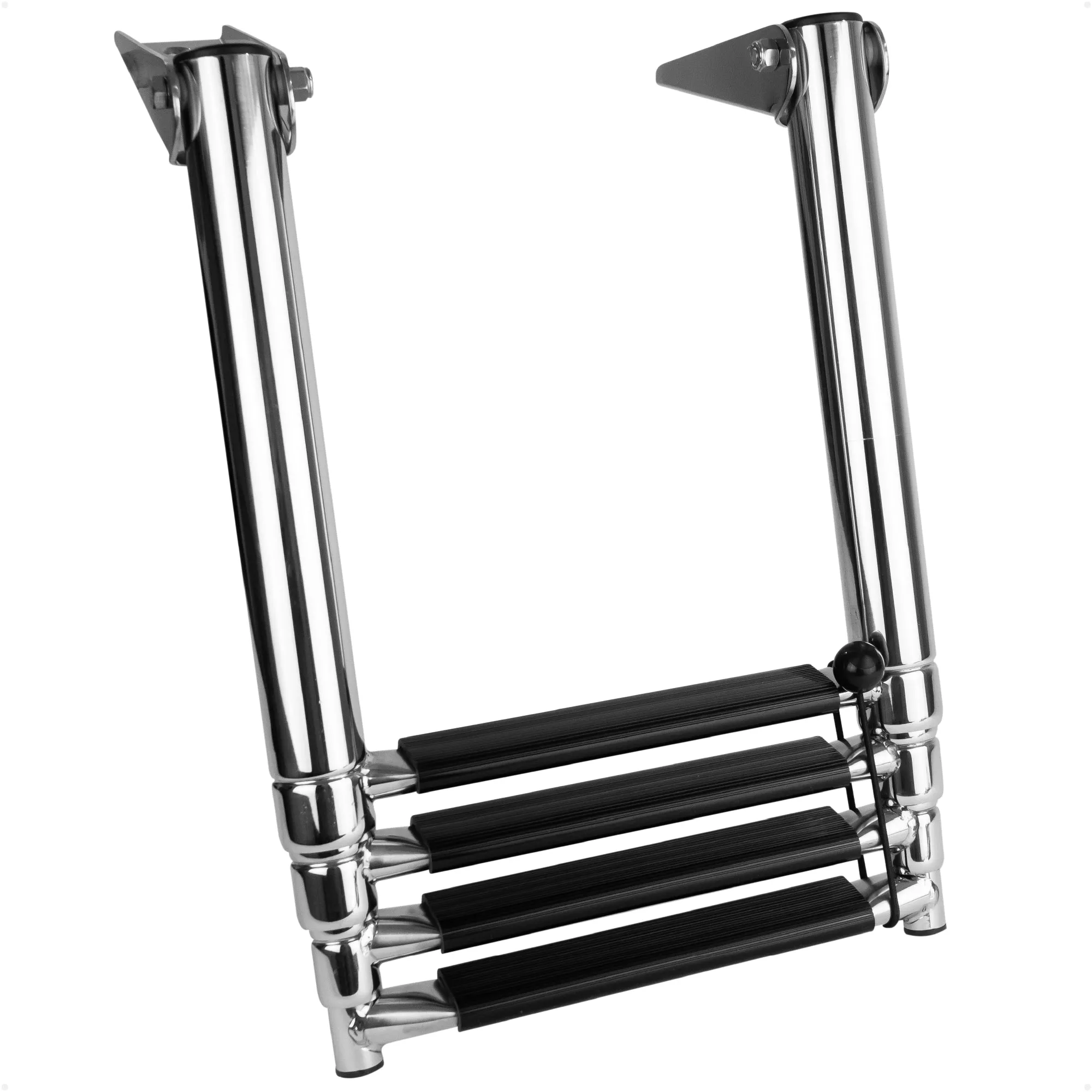 4-Step Over Platform Telescoping Swim Ladder, AISI316 Stainless Steel