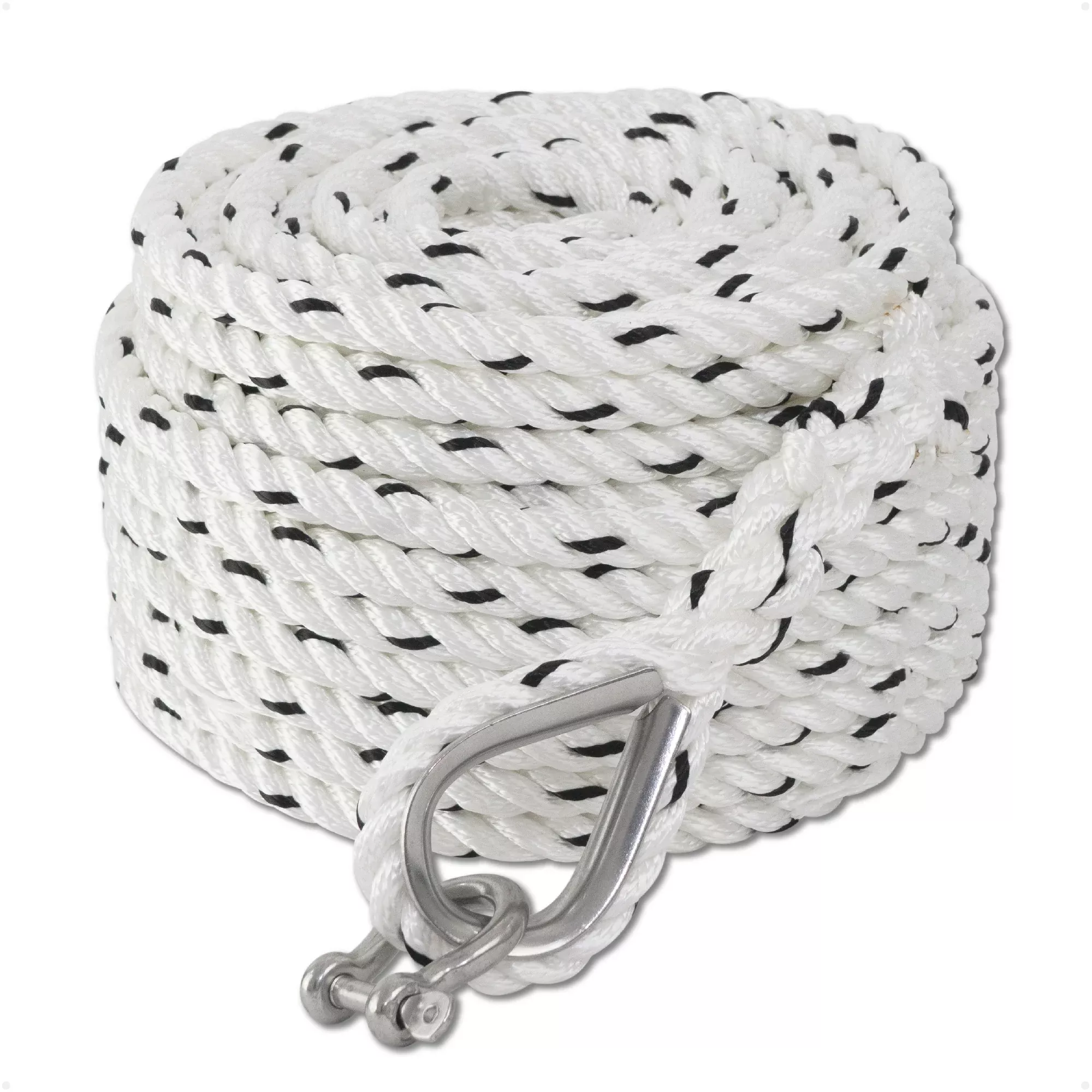 5/8" x 100' Premium 3-Strand Nylon Anchor Line