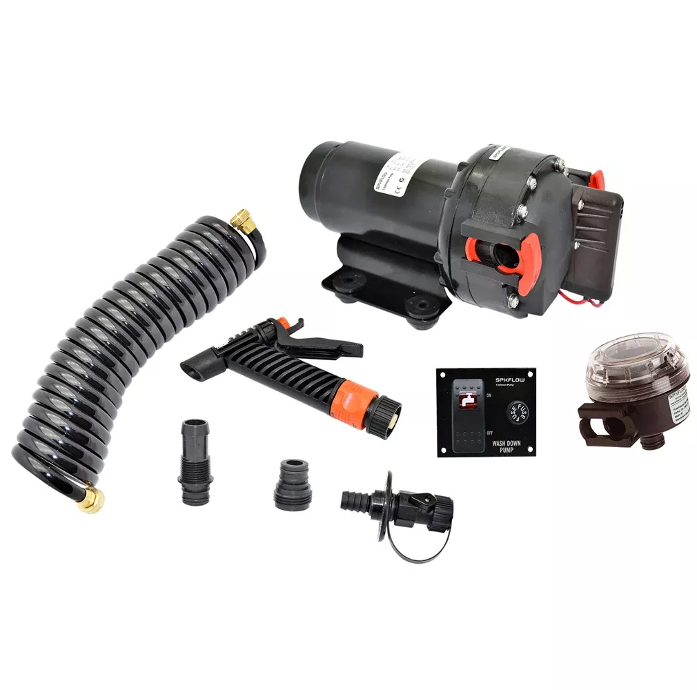 5813858138Johnson Pump Aqua Jet 5.2 GPH Washdown Pump Kit w/Hose - 12V [64534]