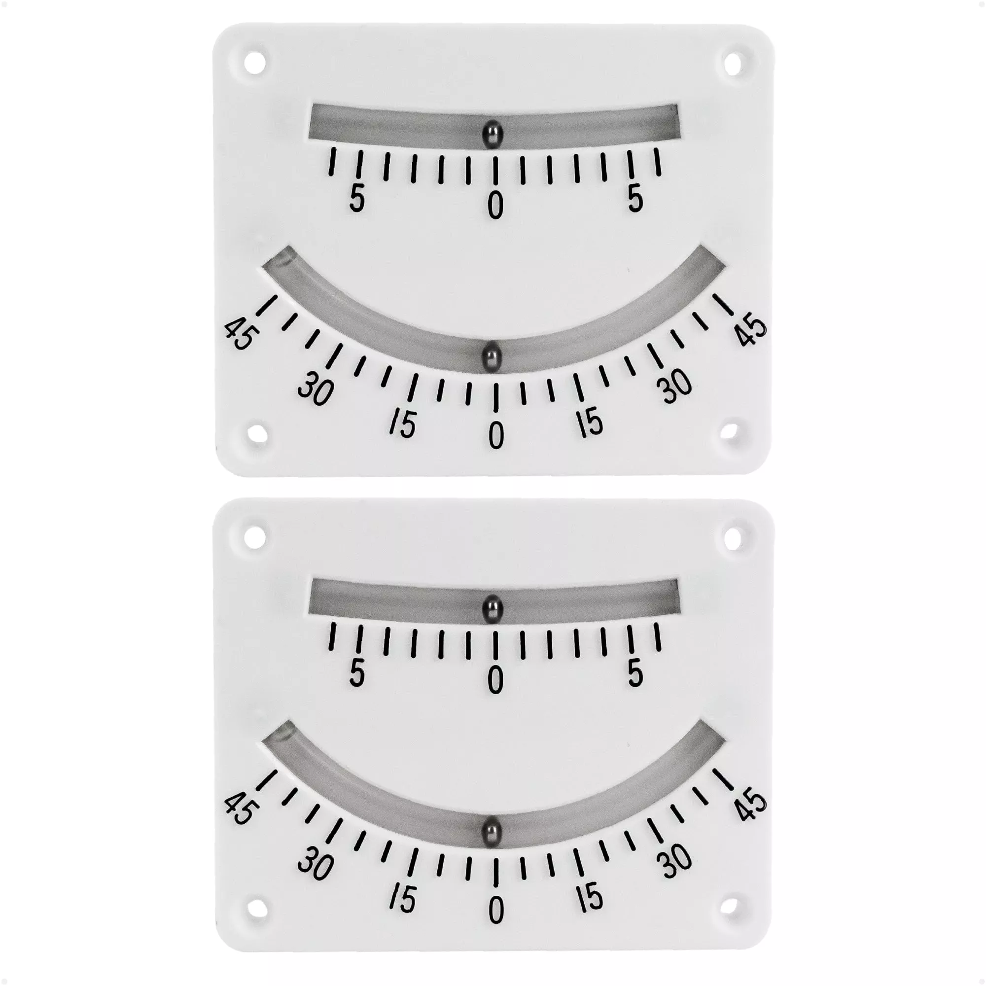 6 & 45 Degree Double Reading Clinometer, 2-Pack