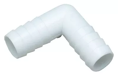 90 DEG ELBOW-WHT-3/4I.D.HOSE
