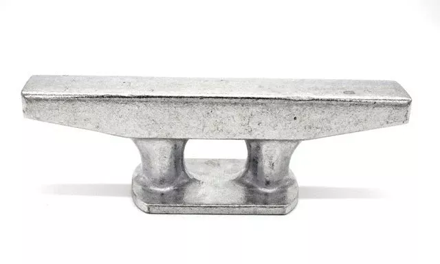 Aluminum Weld-On Deck Cleat (Smooth Burnish)