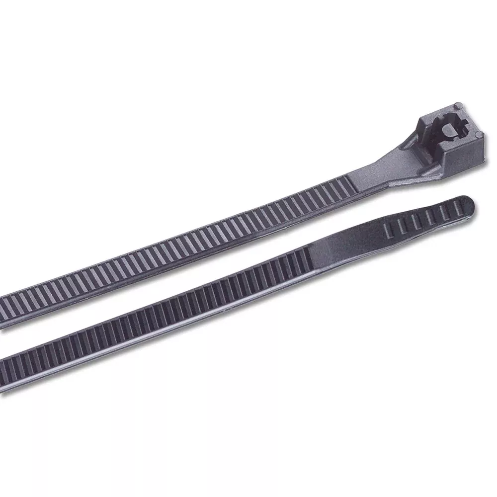 Ancor 14″ UV Black Standard Cable Zip Ties – 100 Pack[199215]