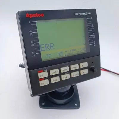 Apelco Loran XCD350w/ Adjustable Mounting Bracket Antenna NMEA0183