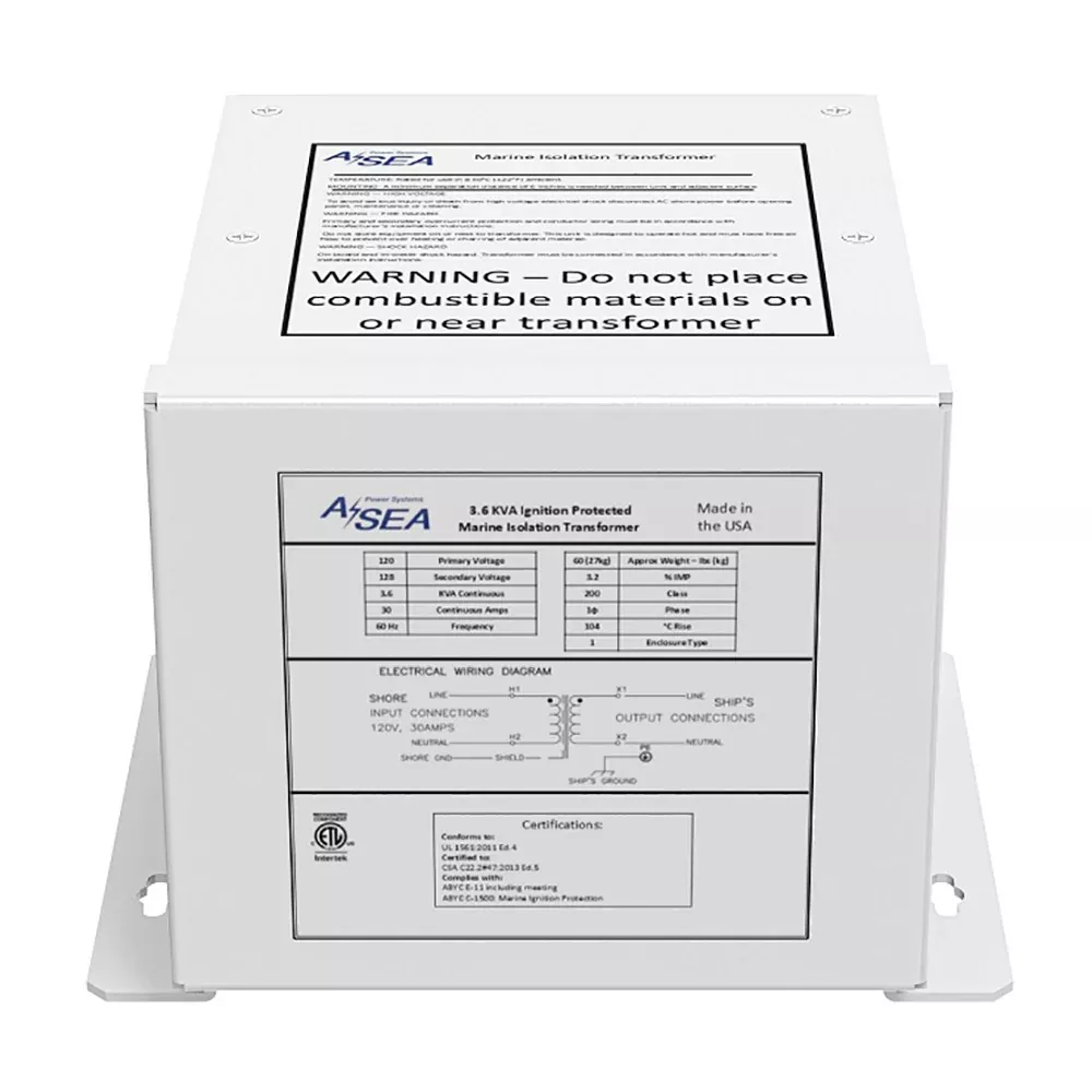 ASEA Power Systems 3.6 kVA Isolation Transformer [634003]