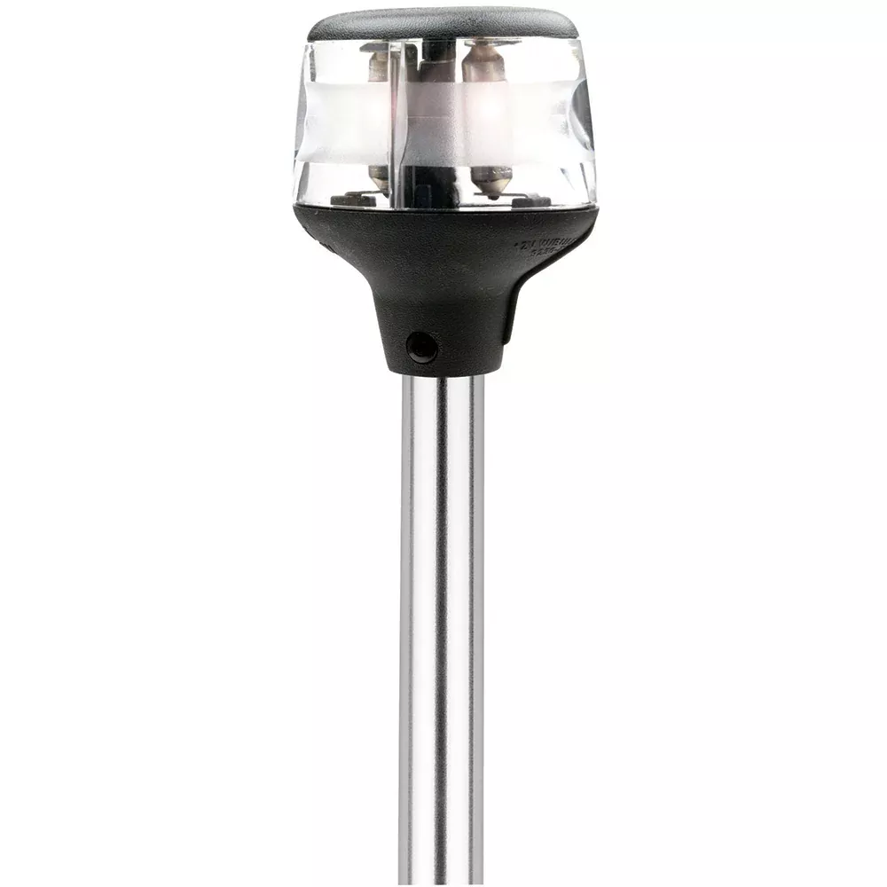 Attwood Fold-Down Incandescent Anchor/Masthead Light - 20" Horizontal Composite Base