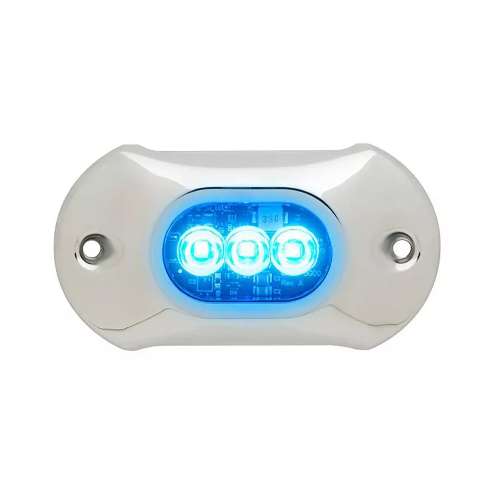 Attwood LightArmor HPX Underwater Light - 3 LEDBlue [66UW03B-7]