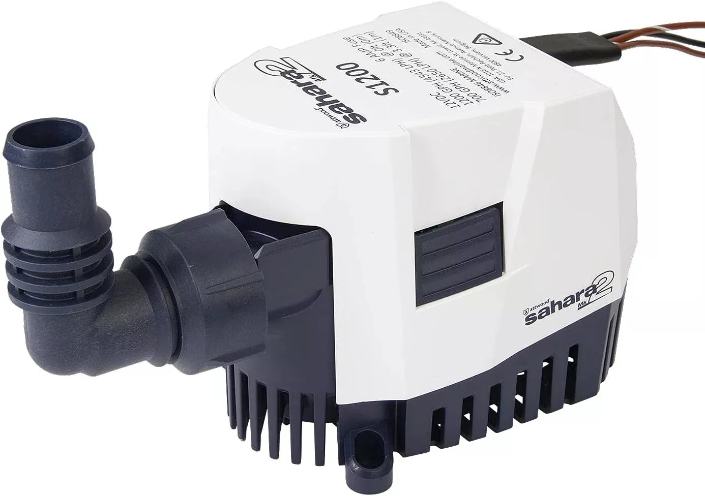 Attwood Sahara S1200 GPH Automatic Bilge Pump And Adapter