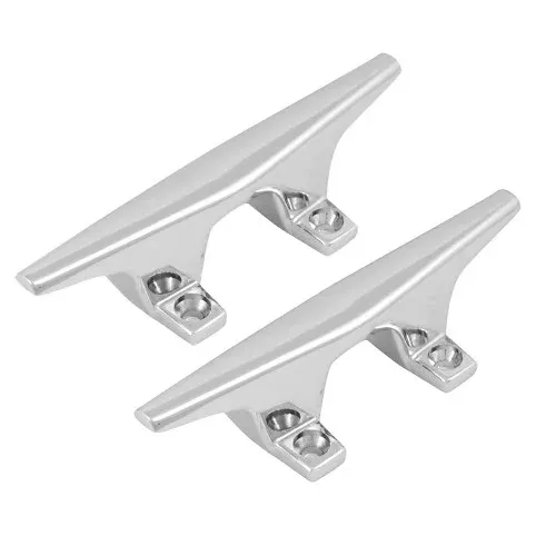 Attwood ZAMAK Chrome Plated Zinc Cleats - Pair - 4-1/2" [6244-6]