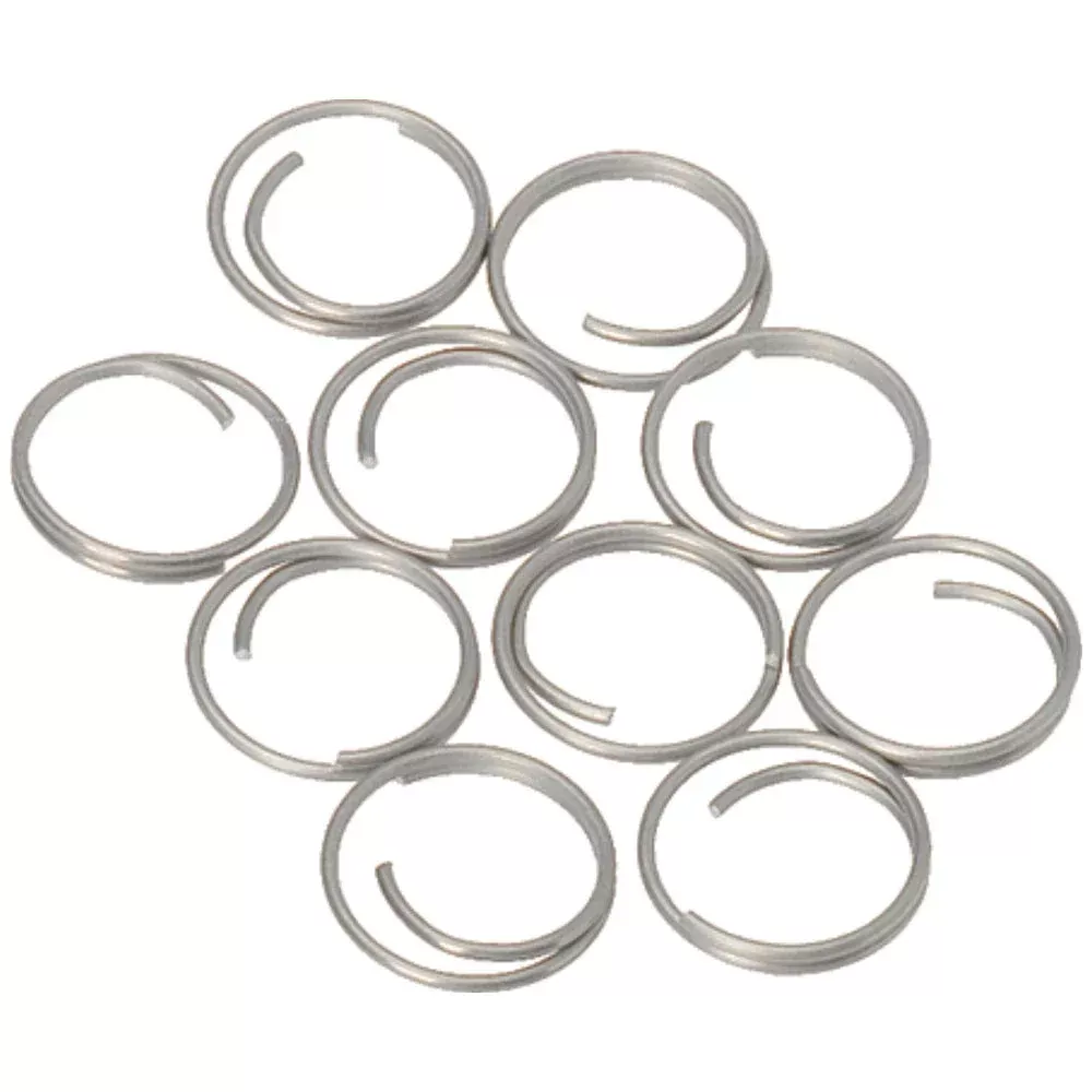 Barton Stainless Steel Large Split Rings - 14mm - 10-Pack [60191]