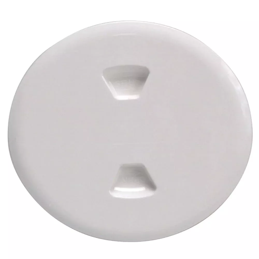 Beckson 5" Twist-Out Deck Plate - White [DP50-W]