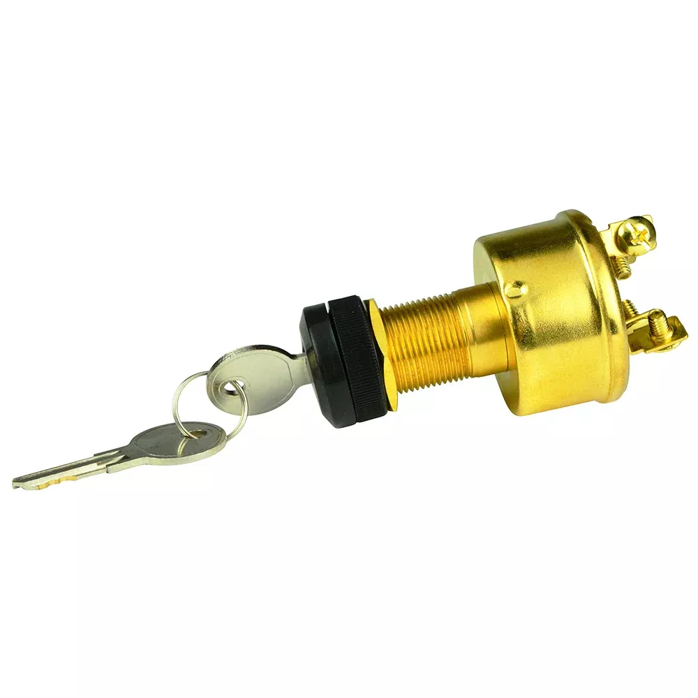 BEP 4-Position Brass Ignition Switch - Accessory/OFF/IgnitionAccessory/Start [1001609]
