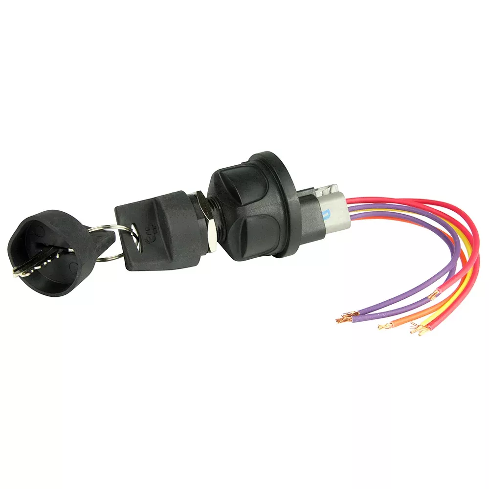 BEP 4-Position Sealed Nylon Ignition Switch - Accessory/OFF/IgnitionAccessory/Start [1001603]
