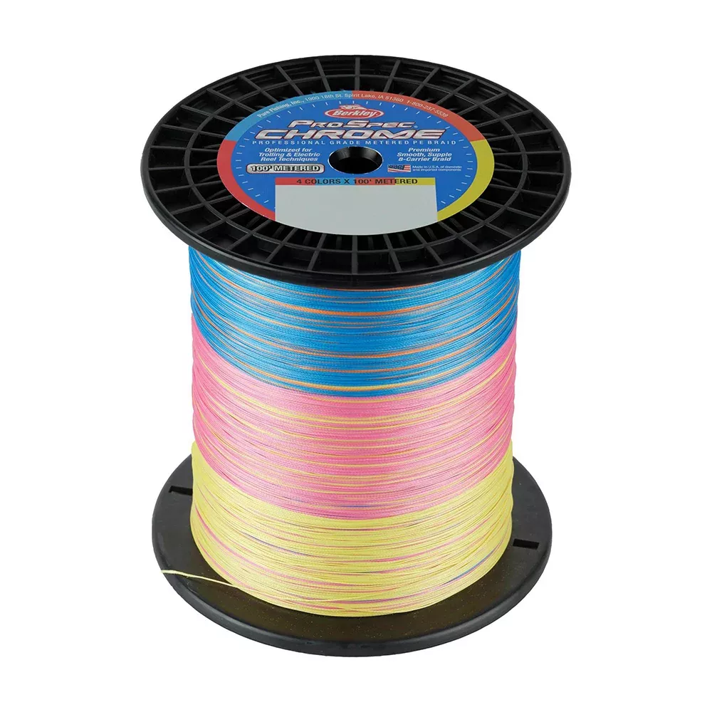 Berkley ProSpec Chrome 4 x 100' Metered Braid - 130lb - 3000yd [1641081]