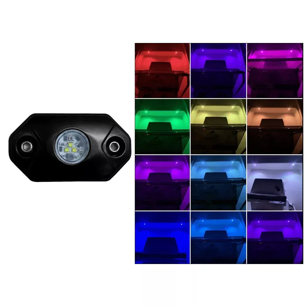 Black Oak Rock Accent Light - RGB - Black Housing[RL-RGB]