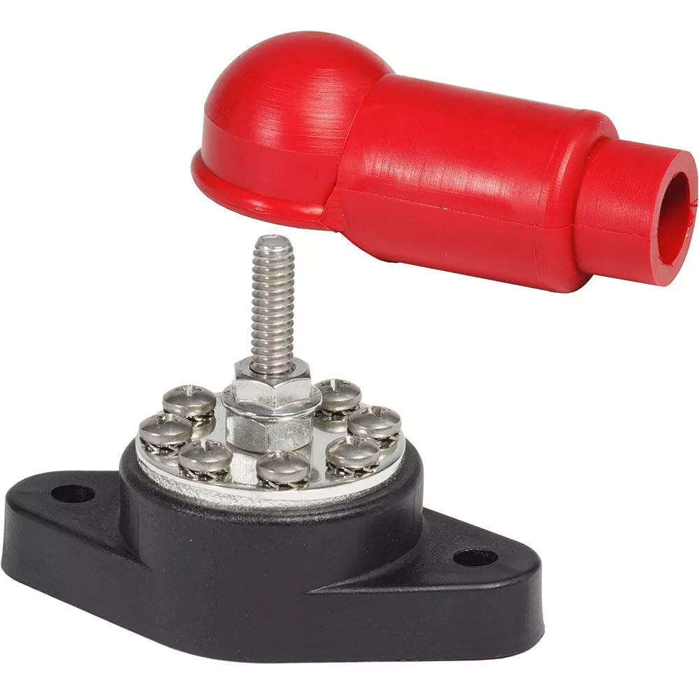 Blue Sea 2101 PowerPost Plus Cable Connector - 1/4" Stud [2101-BSS]