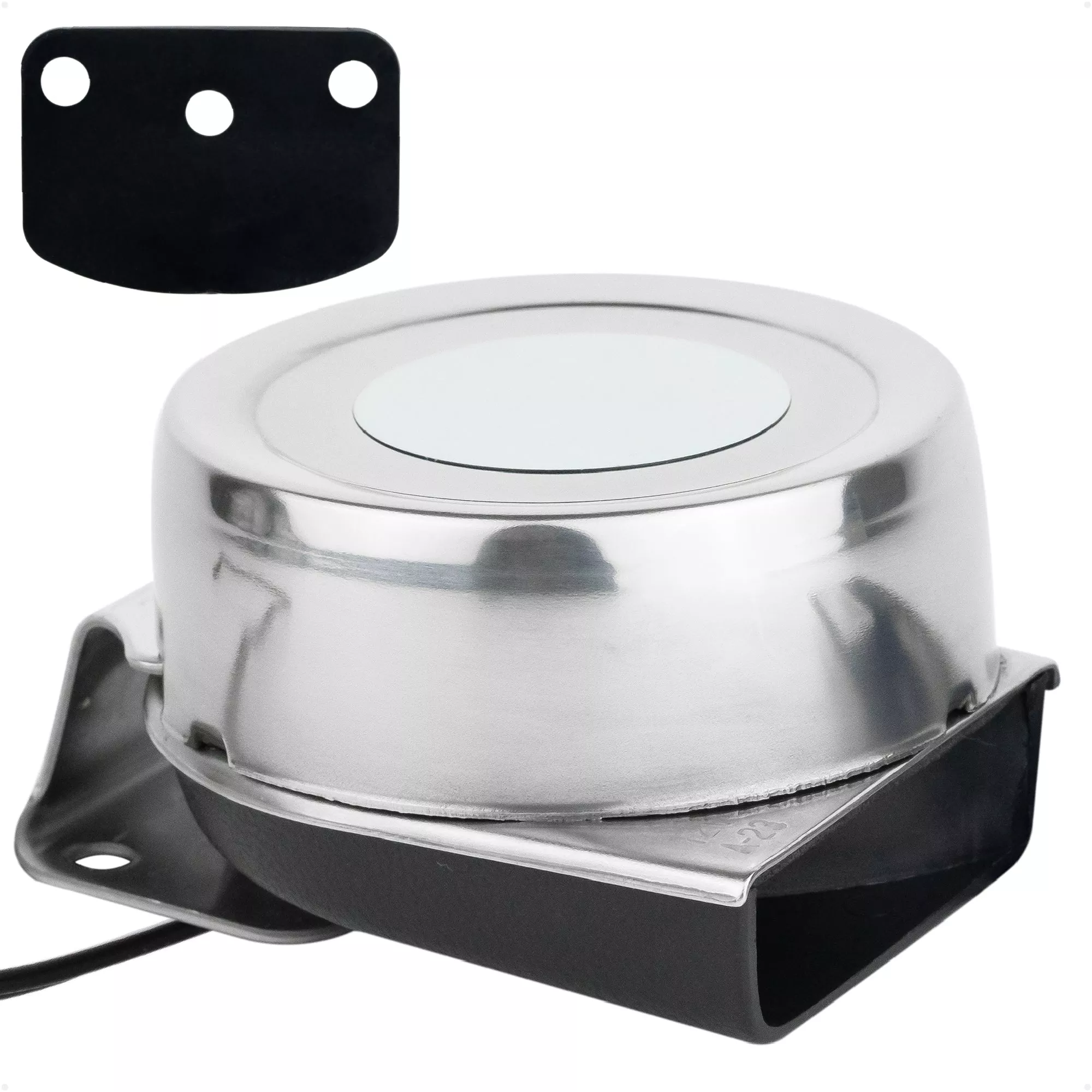 Boat Horn, 120 dB, Stainless Steel Cover, 12V