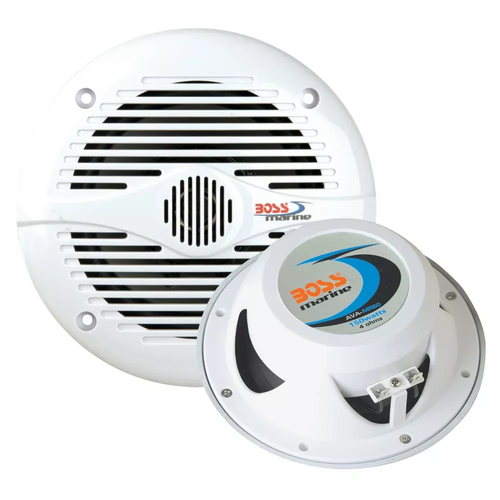 Boss Audio MR60 6.5" Round Speakers - White - Pair [MR60]