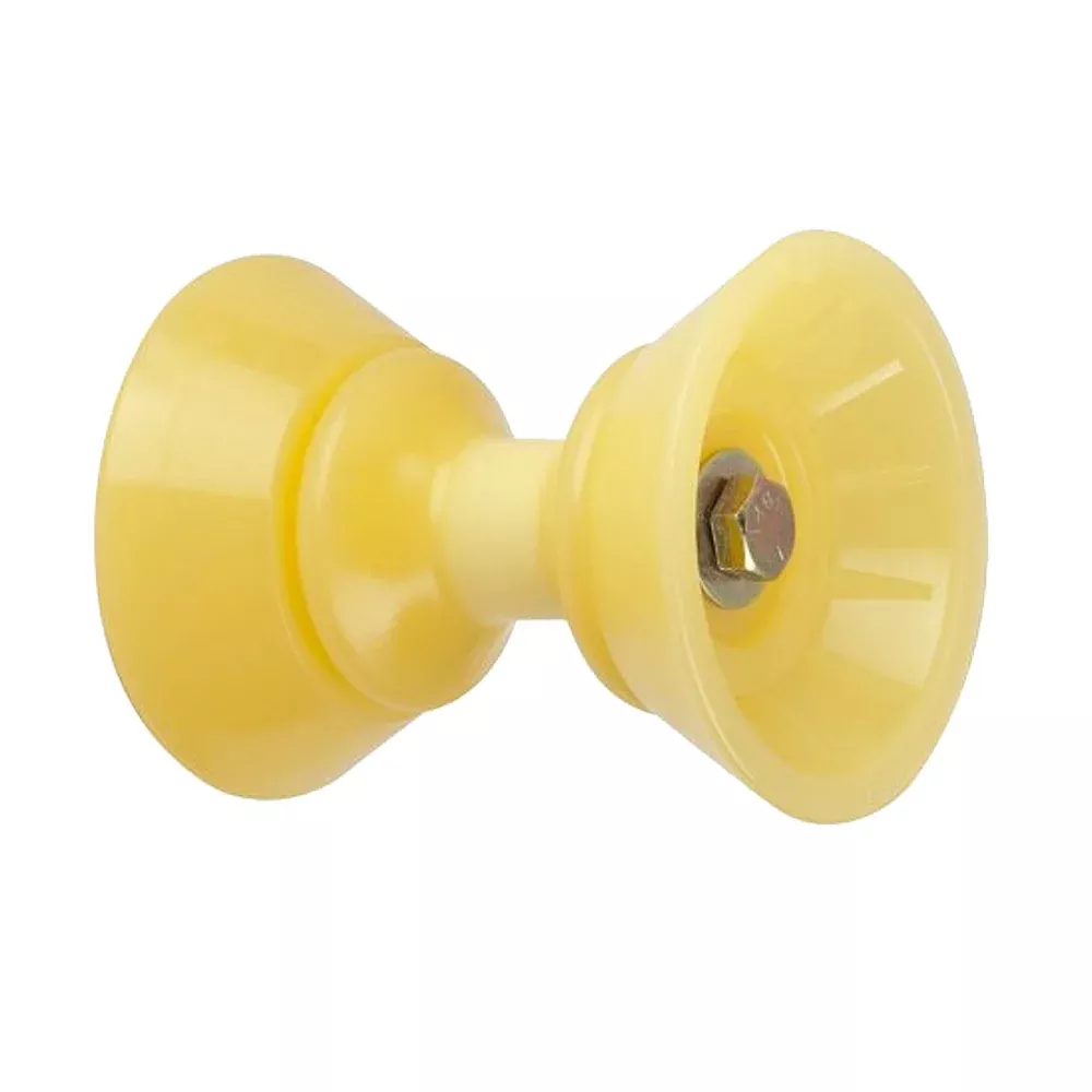 C.E. Smith 3" Bow Bell Roller Assembly - Yellow TPR [29300]
