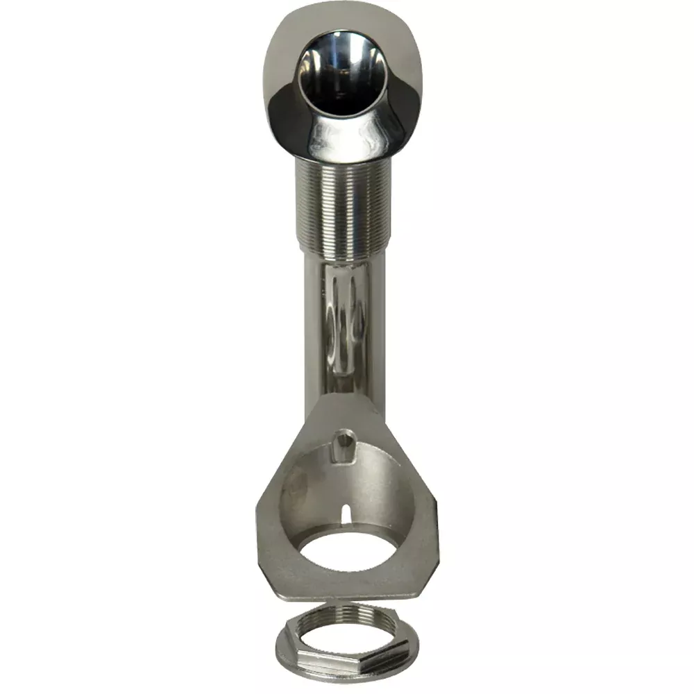 C.E. Smith 80 Series Screwless Flush Mount Rod Holder - 30 Degree - Stainless Steel - Cast Bottom - Black Liner [53688C]