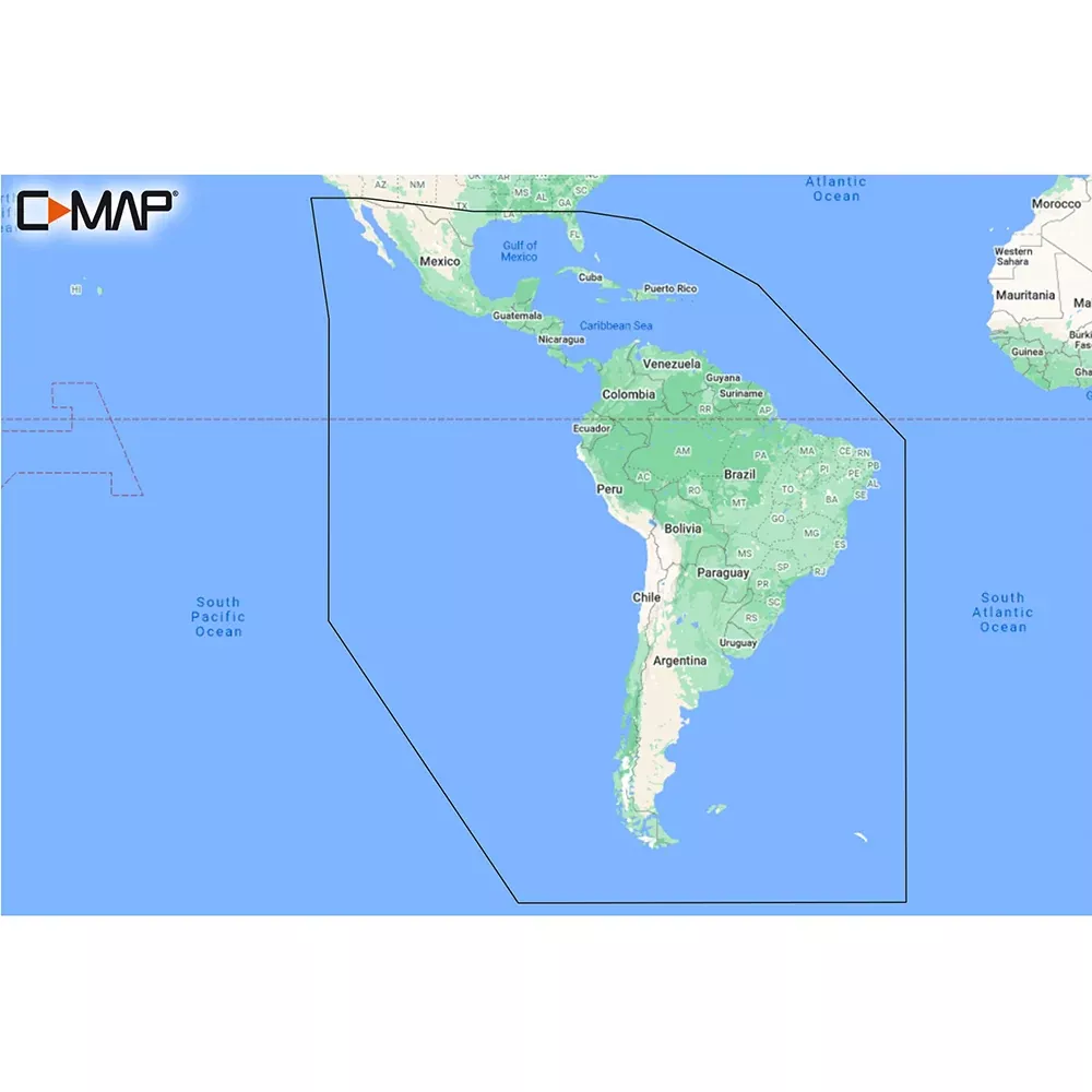 C-MAP M-SA-Y038-MS Discover South AmericaCaribbean [M-SA-Y038-MS]