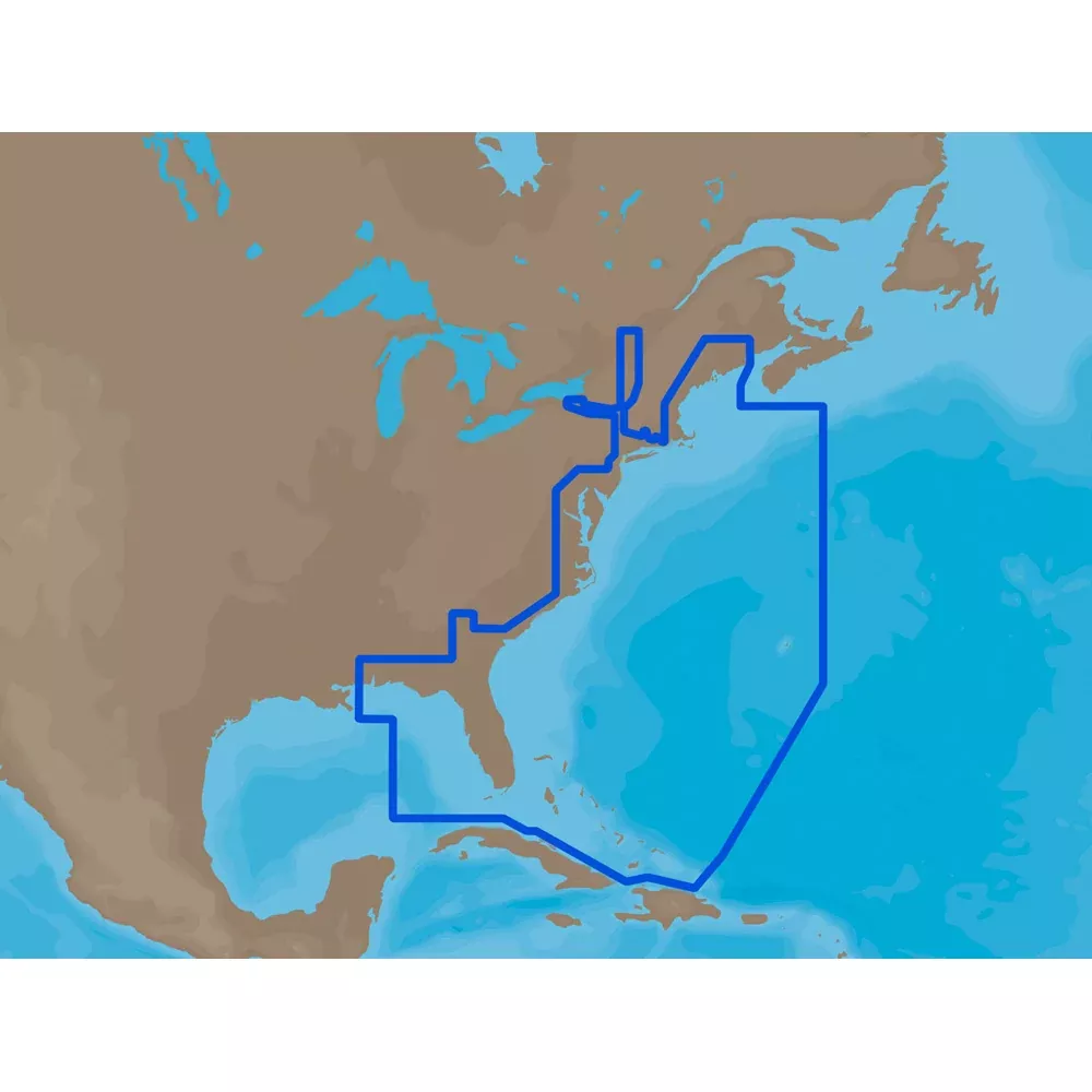 C-MAP MAX NA-M022 - U.S. East Coast & The Bahamas - SD Card [M-NA-M022-MS]