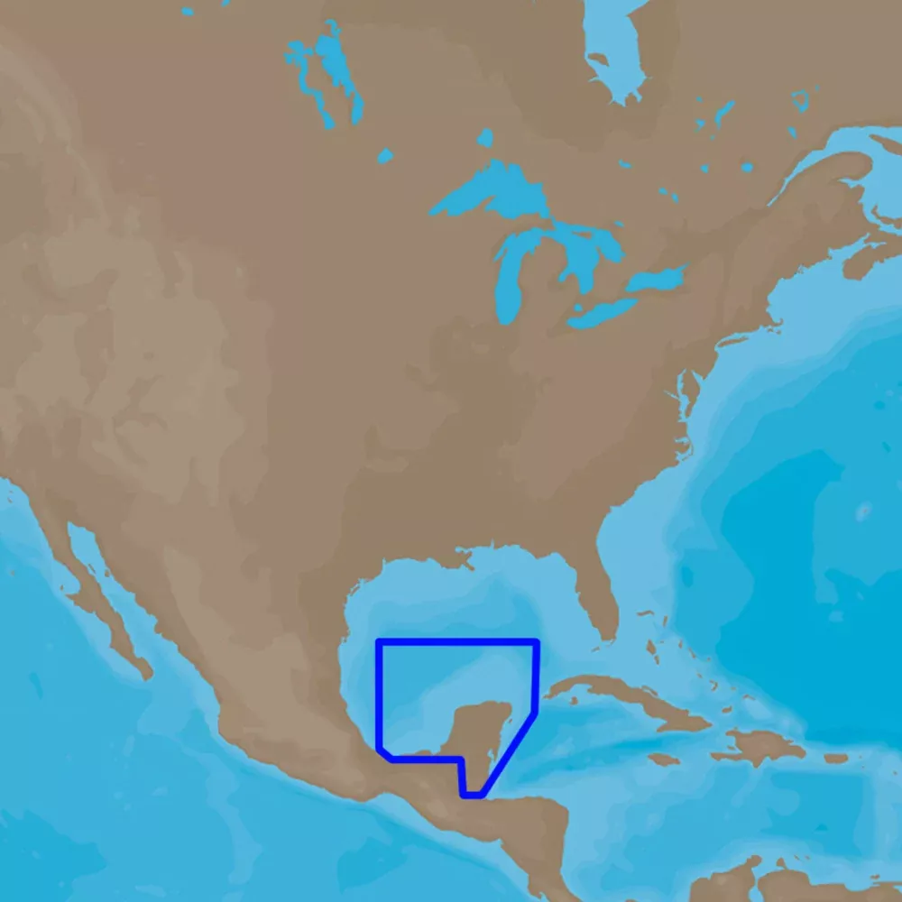 C-MAP4D NA-947 Coatzacoalcos, MX to Honduras Bay, GT [M-NA-D947-MS]