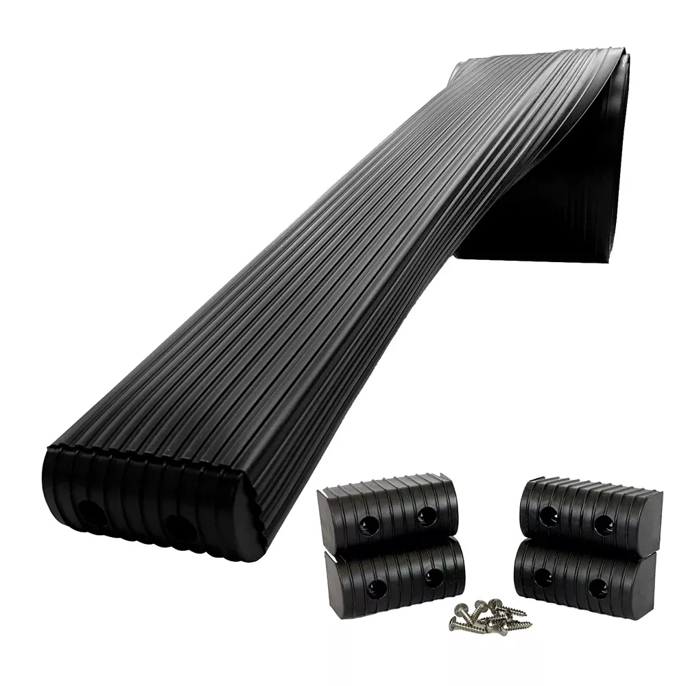 Caliber BunkWrap Kit - Black 16' x 2" x 4" Roll + 4 Caps + HRDW Roll + 4 EndcapsStainless Steel Hardware [23050-BK]