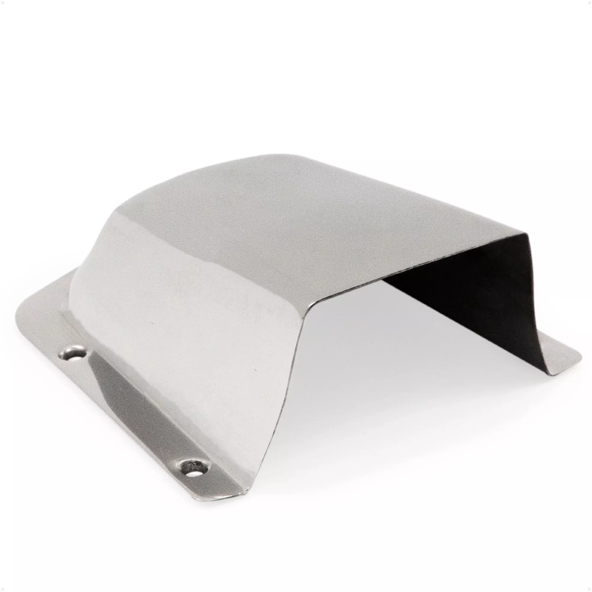 Clamshell Vent Cover, Base 6" L x 4-1/2" W, Stainless Steel