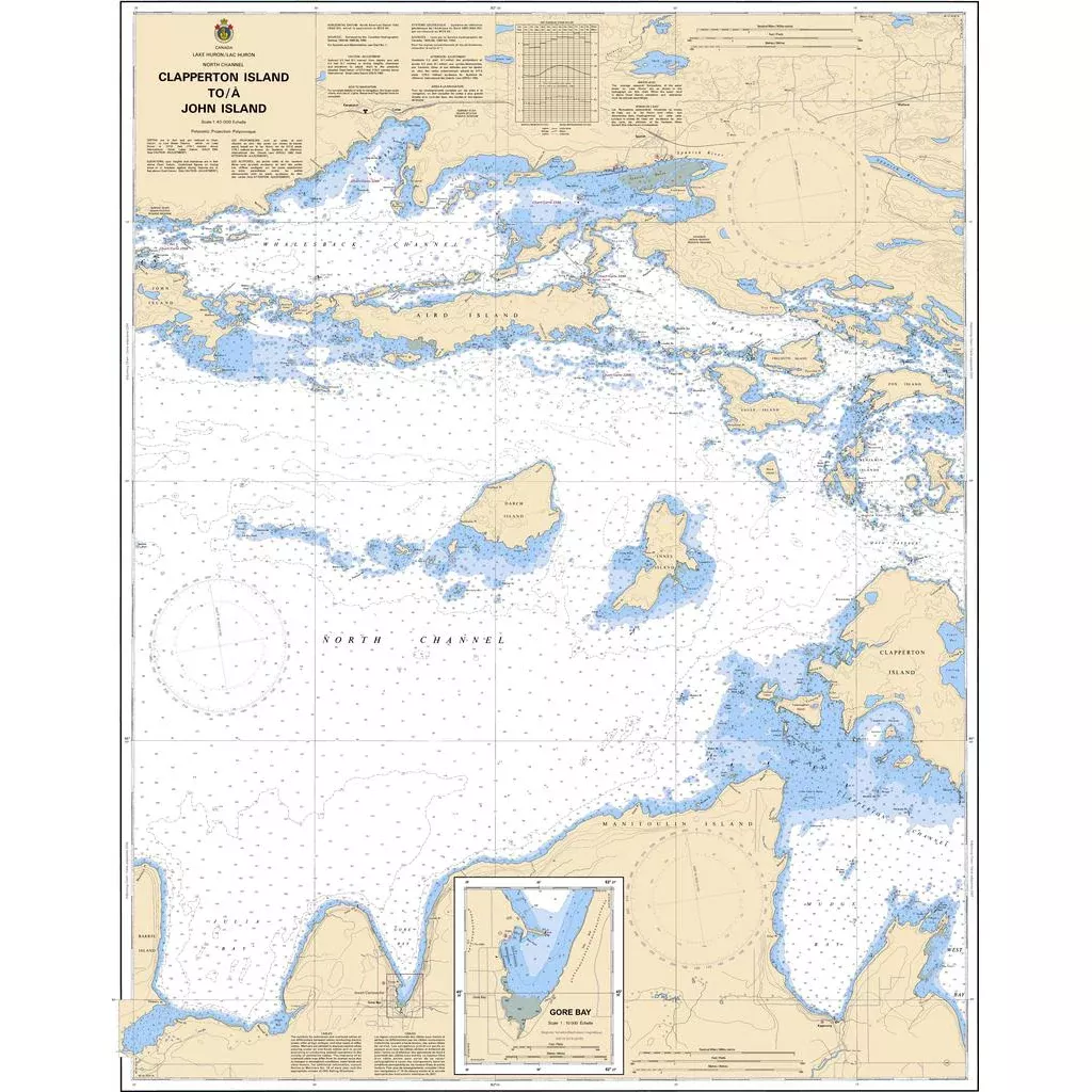 Clapperton Island to John Island Chart
