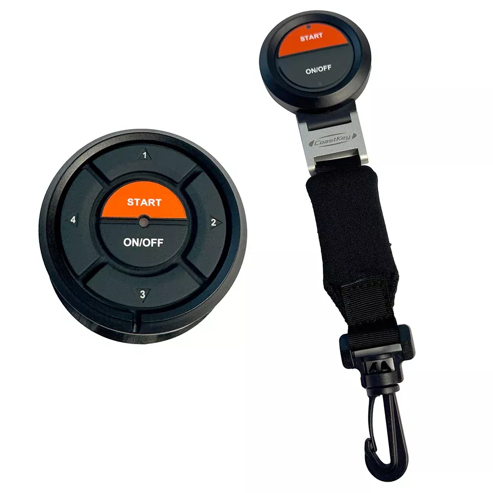 CoastKey Standard Quad Mercury Engine Keyless Ignition w/Keyless Stop/Start, Remote Stop/Start,Ecos [C0411]