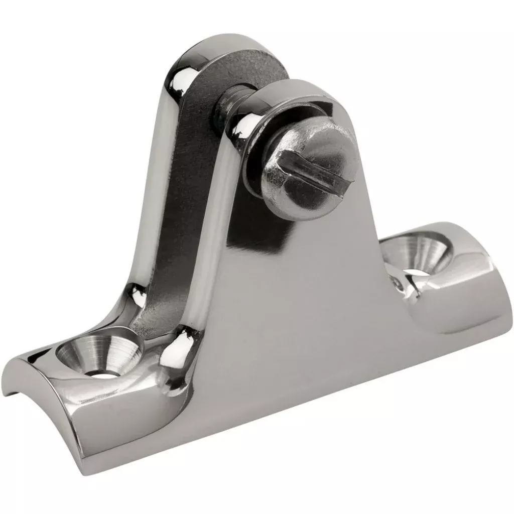 Concave Deck Hinge w/Bolt Stainless Steel