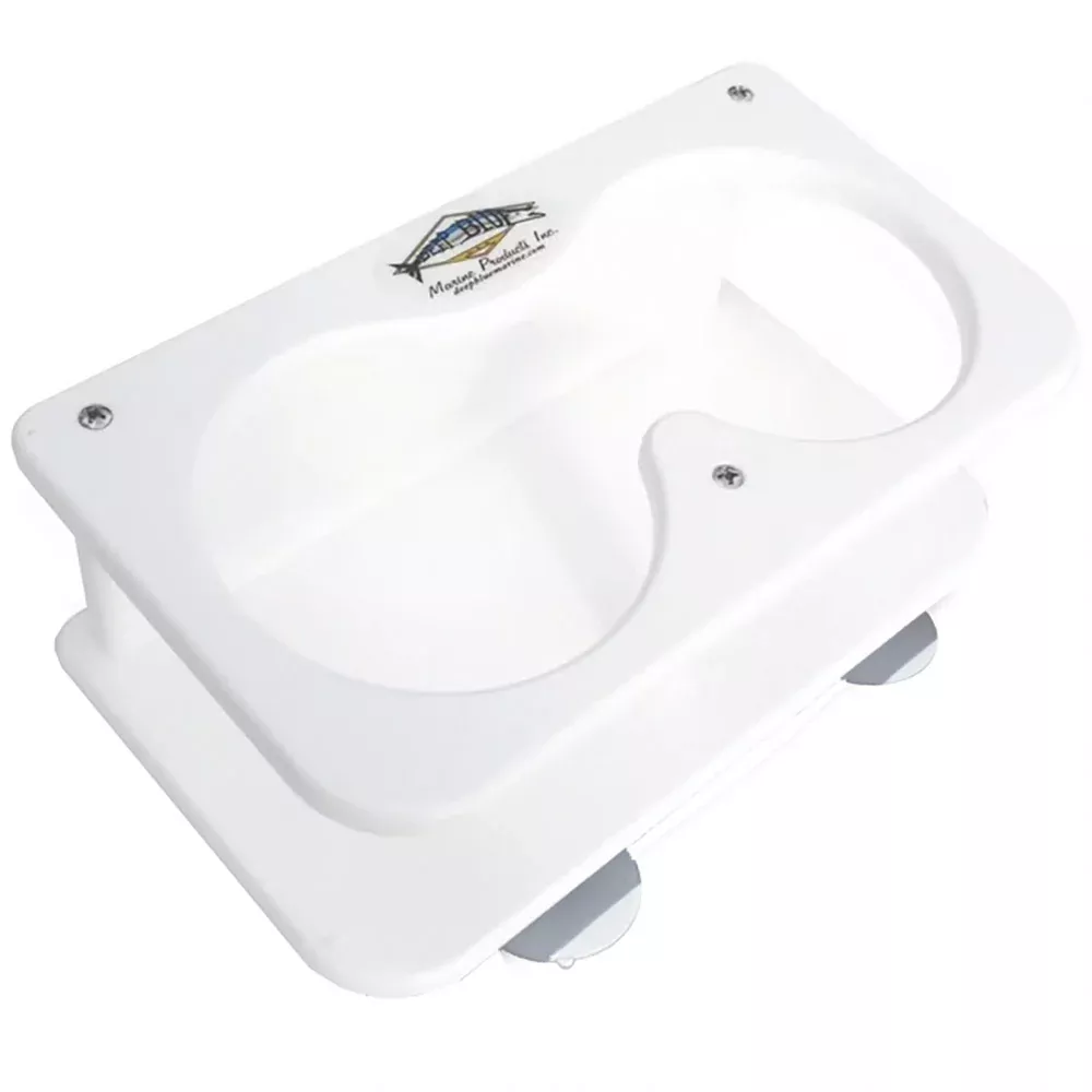 Deep Blue Marine Double Drink Holder w/Suction Cups [SMDH]