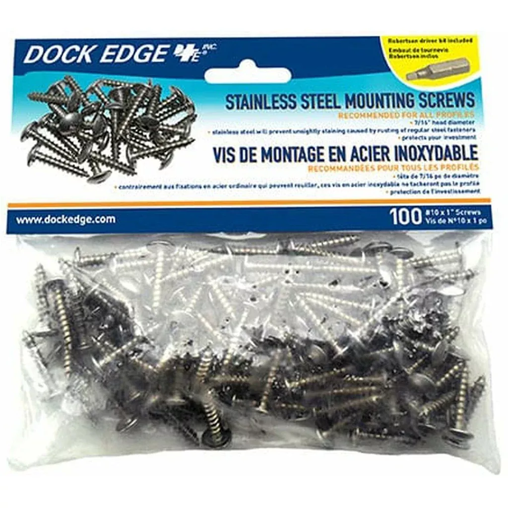 Dockedge Stainless Screws & Driver-100/Pk