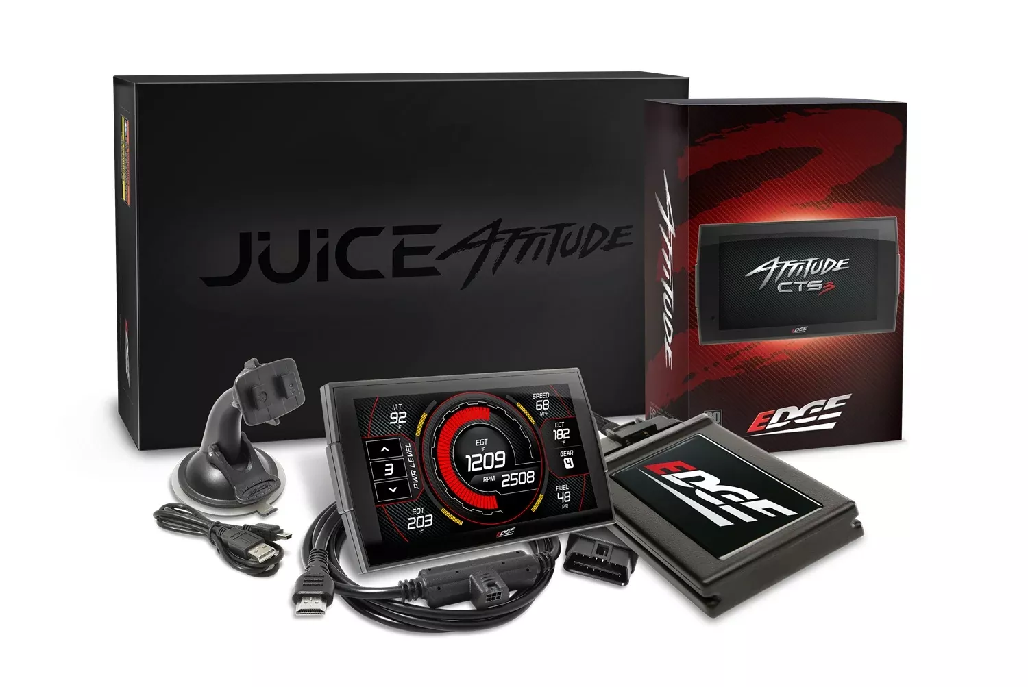 Edge Products - 21500-3 - Performance Tuner/Programmer -21500-3 Juice w/Attitude CTS3 Programmer
