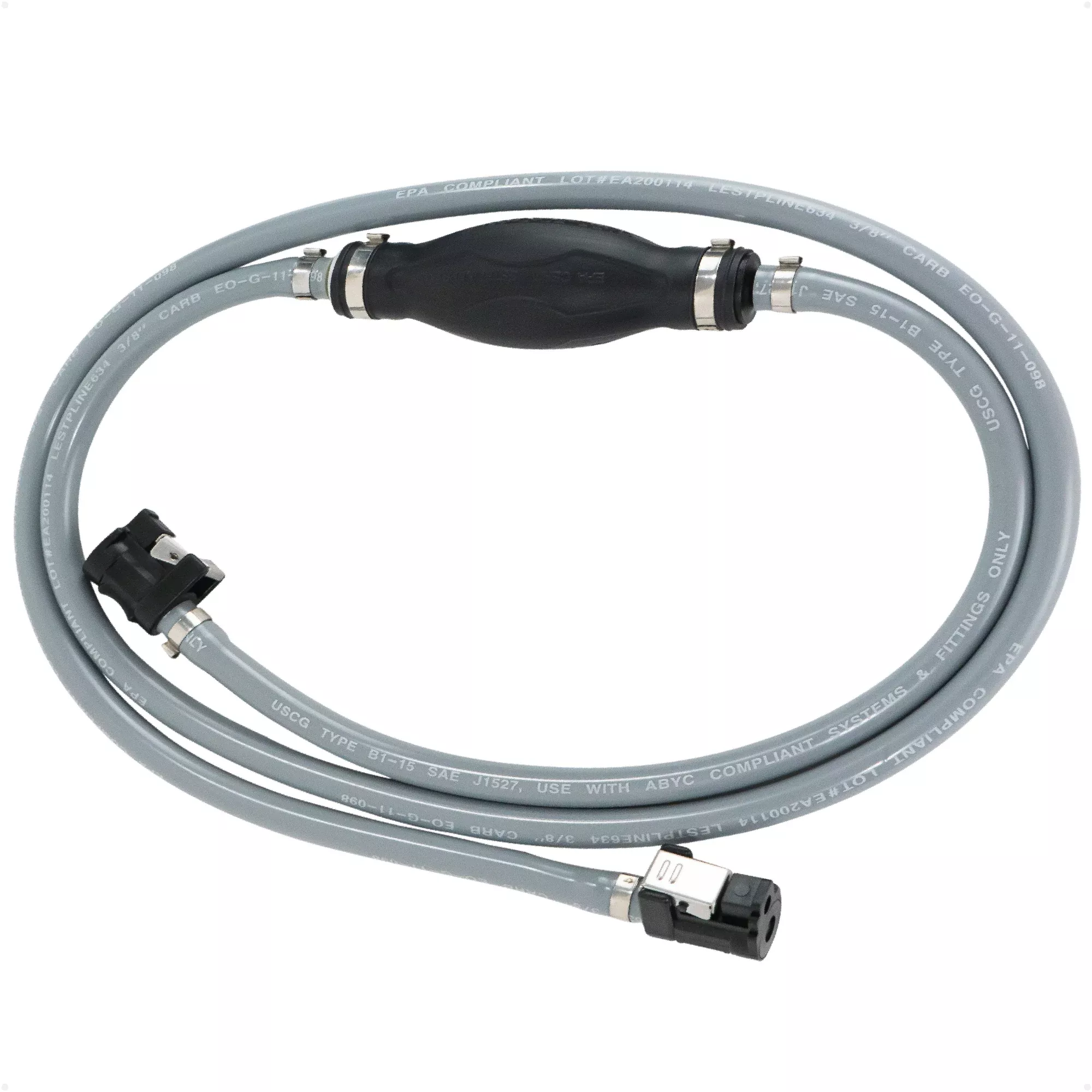 EPA 3/8" Fuel Line Assembly for Mercury Outboards & Tanks (Pre-1998)