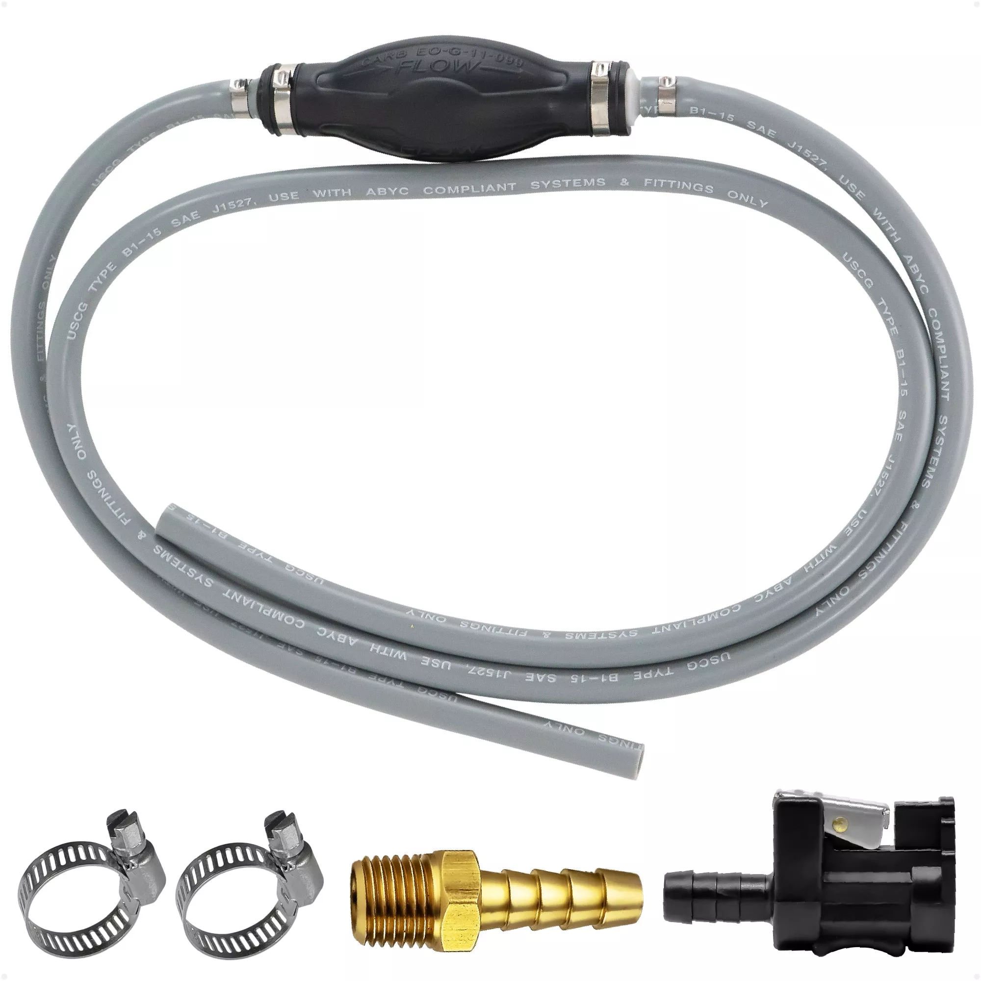 EPA 3/8" Fuel Line Assembly for Mercury Outboards