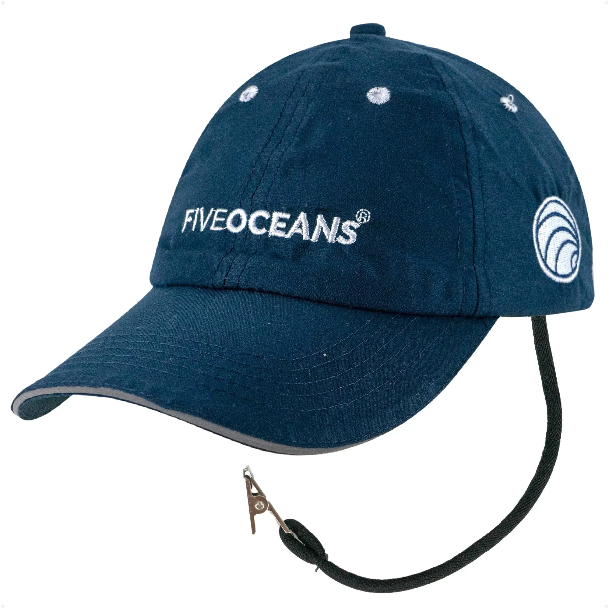 Fast Dry Crew Cap, Blue, 100% Polyester, UPF 40